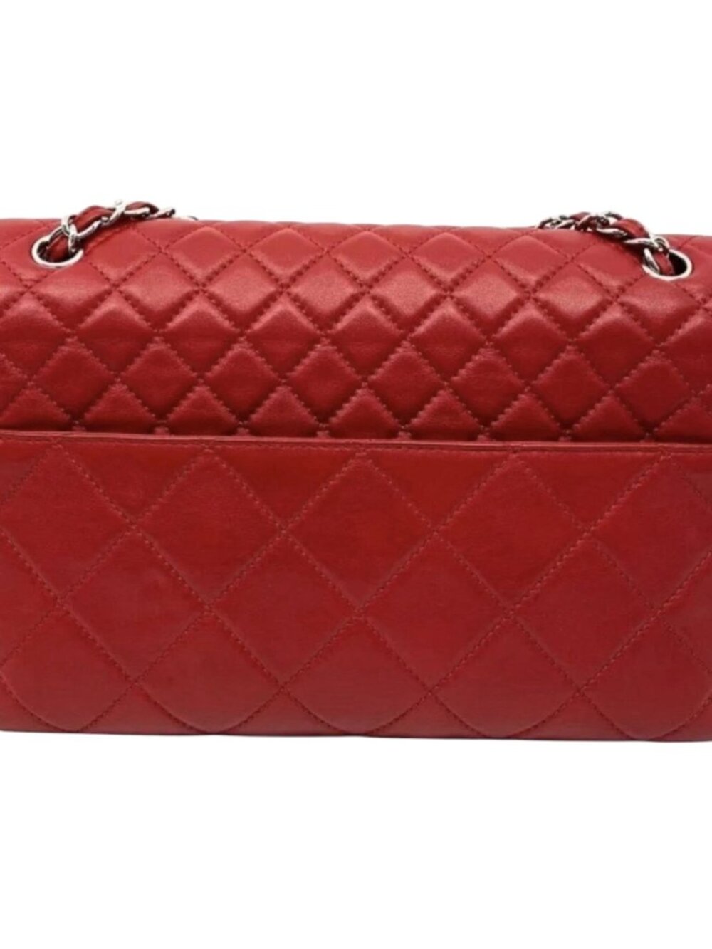 7803164CR T6 Chanel Shoulder Bag Red Leather - Picture 3 of 12